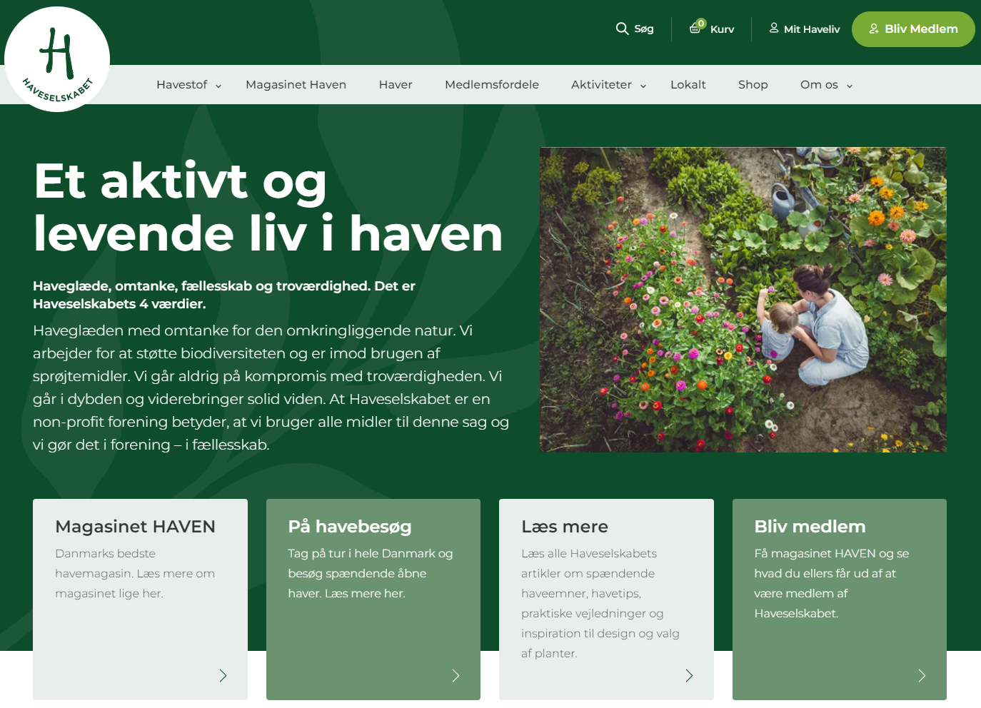 Haveselskabets Hjemmeside