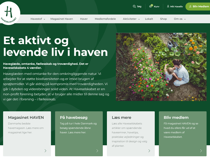 Haveselskabets Hjemmeside
