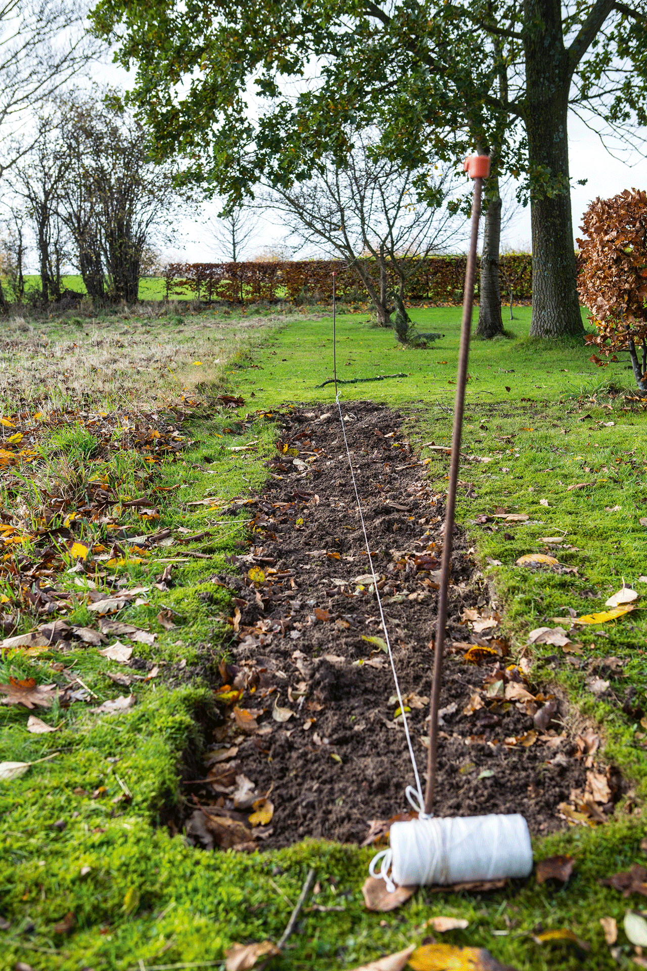 Trin 1. Mål op. Foto: Lene K