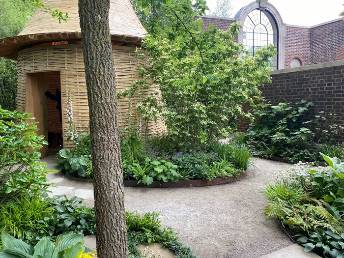 Showhave ved Chelsea Flower Show 2024 designet af Robert Myers. Foto: Haveselskabet