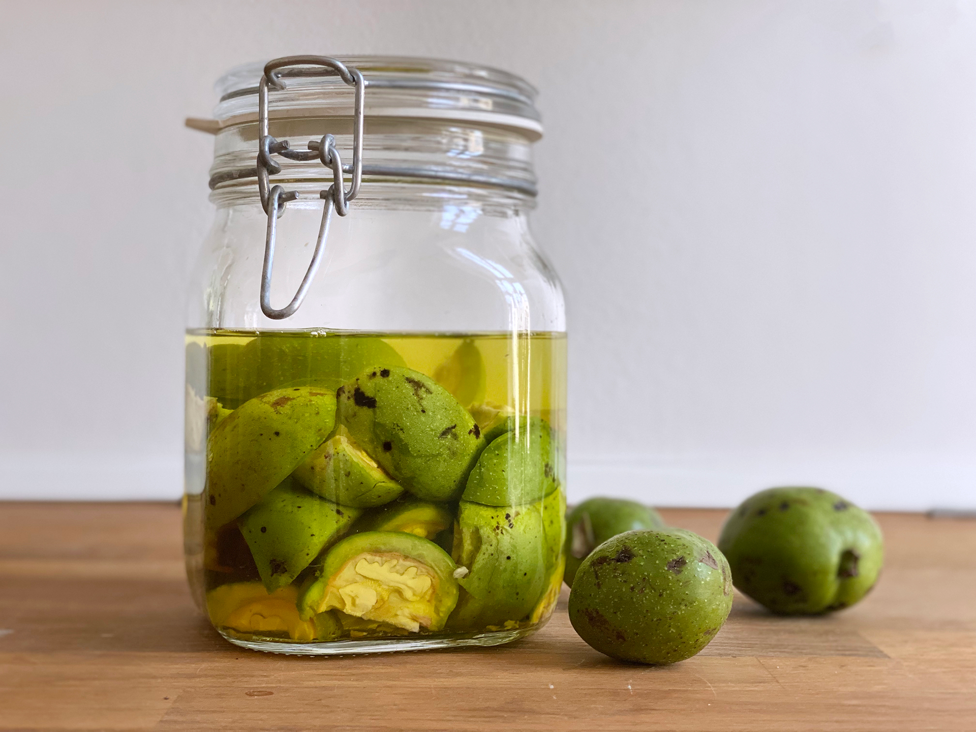 Så skal valnøddesnapsen trække. Foto: Haveselskabet