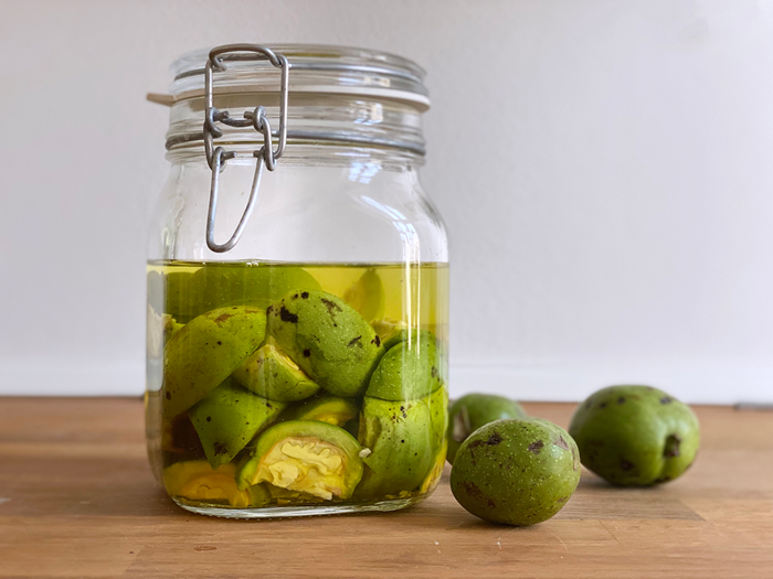 Så skal valnøddesnapsen trække. Foto: Haveselskabet